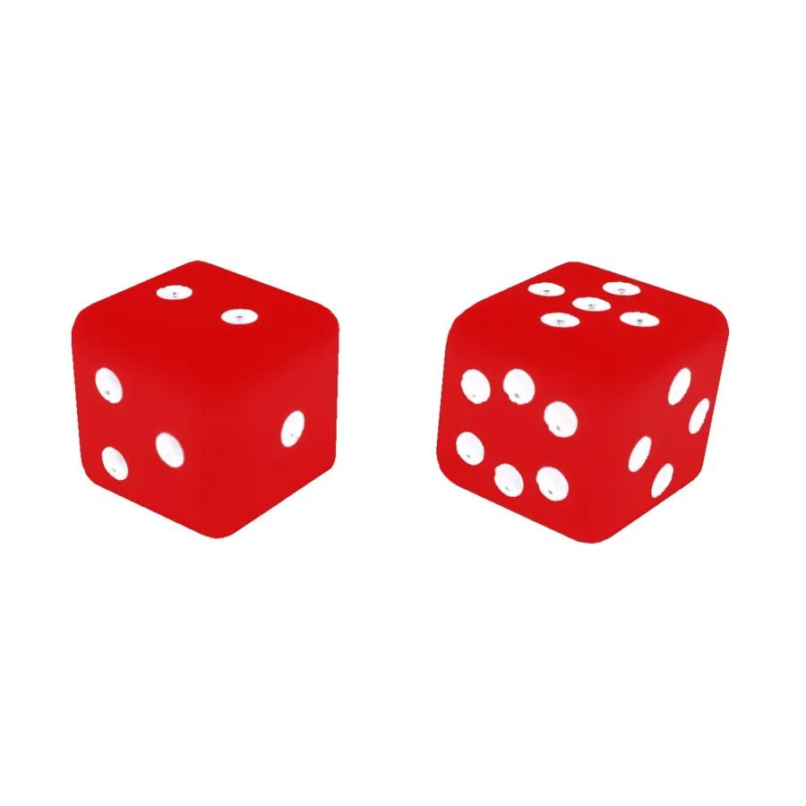

Стандартная пара d6 – красные (2), Dice (Legends of Ravenhall)