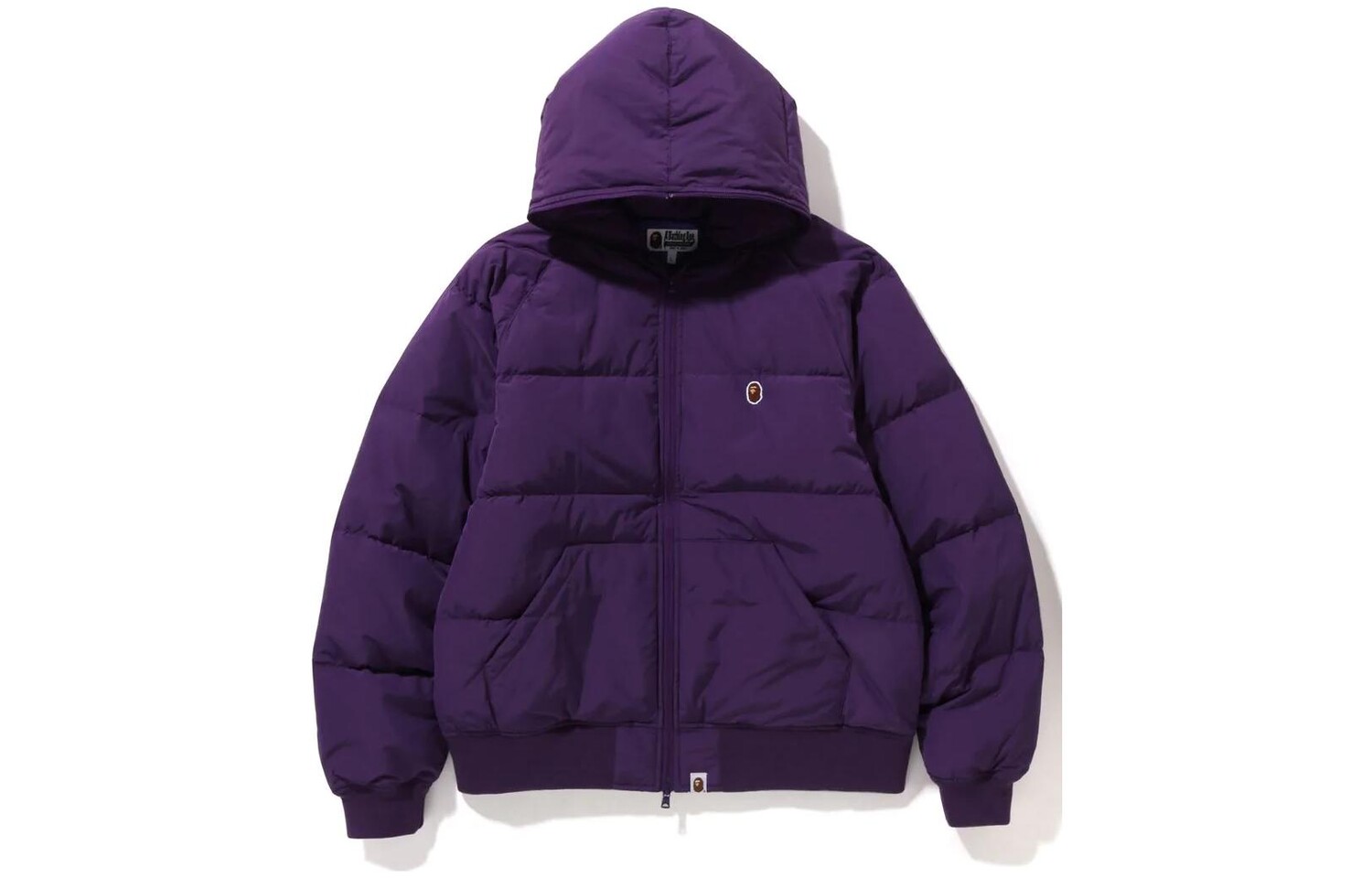 BAPE One Point Hoodie Пуховик Осень-Зима 22 A Bathing Ape, коричневый — фото 3