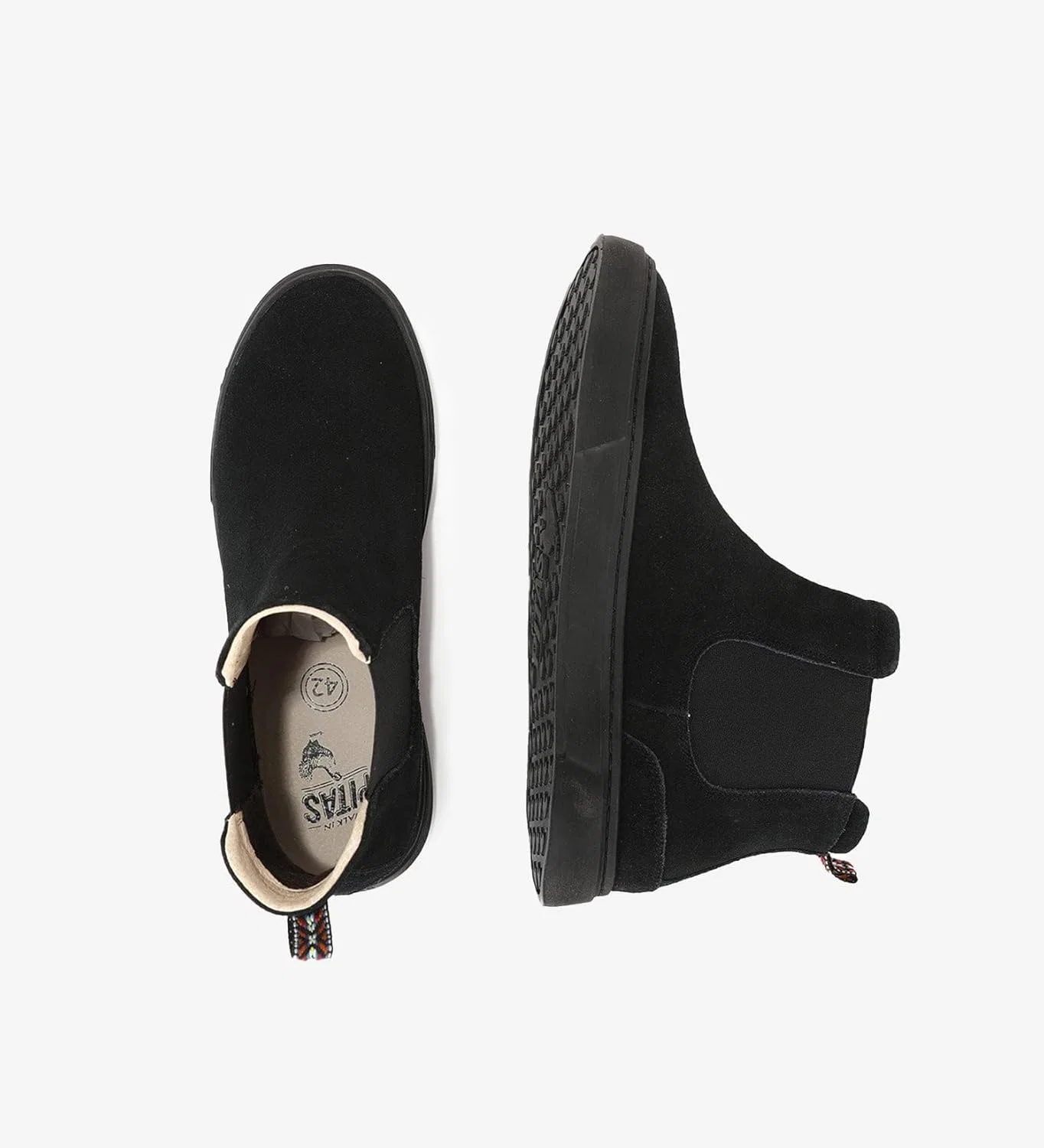 Повседневные зимние ботинки WALKINPITAS Chelsea, водонепроницаемые WALK IN PITAS, Black — фото 4