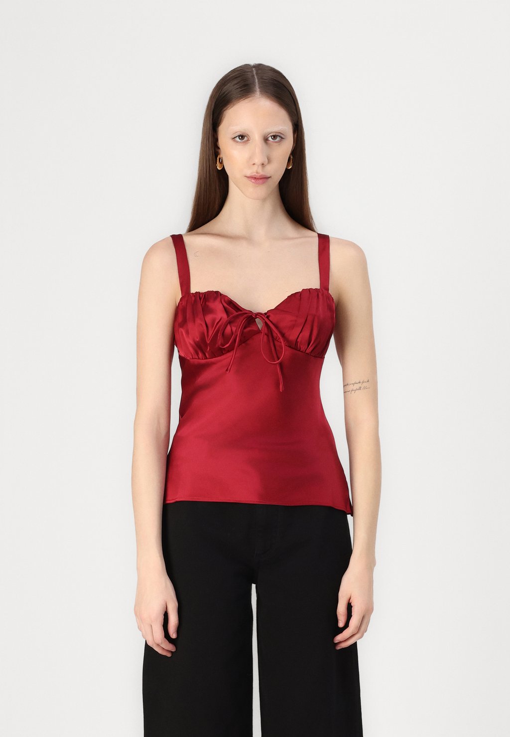 

Топ SINGLET Gina Tricot, красный