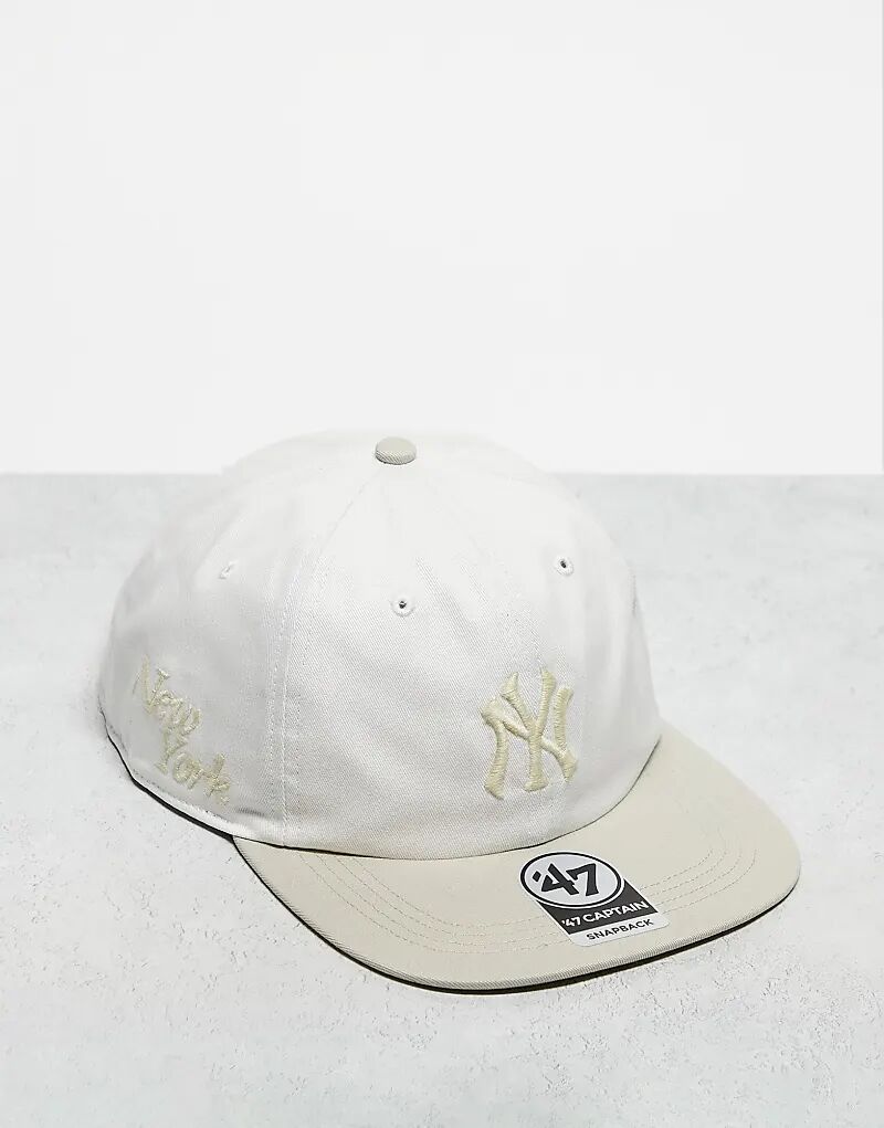 

Кепка с прямым козырьком NY Yankees в камне 47 Brand