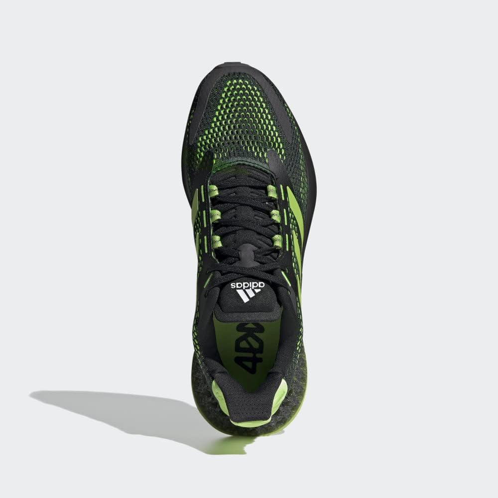 Кроссовки Adidas Men's 4DFWD 2, черный/зеленый — фото 4