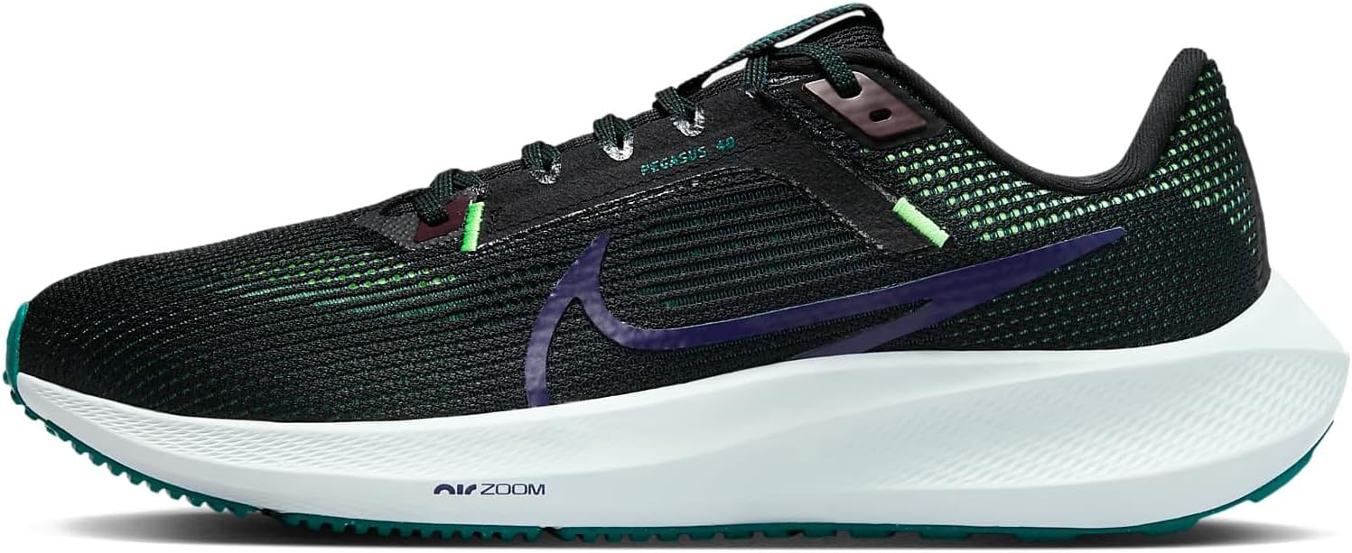 

Мужские кроссовки Nike Pegasus 40, Black Burgundy Crush Geode Teal