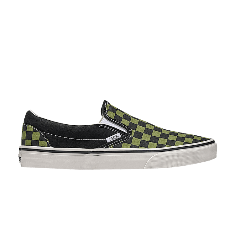 

Тапочки Classic Slip-On 'Checkerboard - Loden Green', зеленый