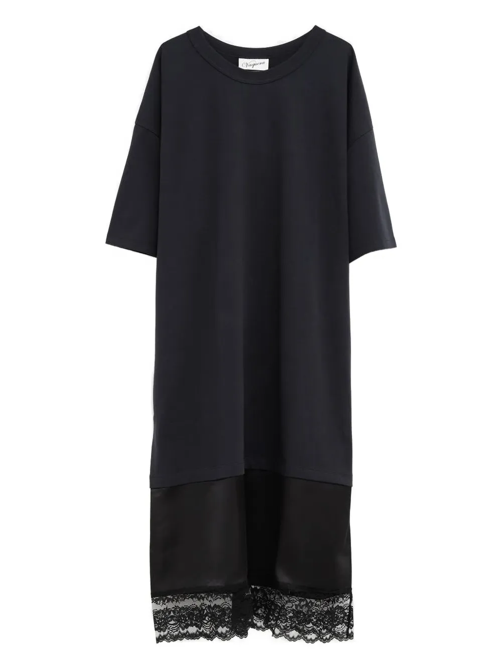 

Миди-платье с кружевной отделкой Vaquera, черный