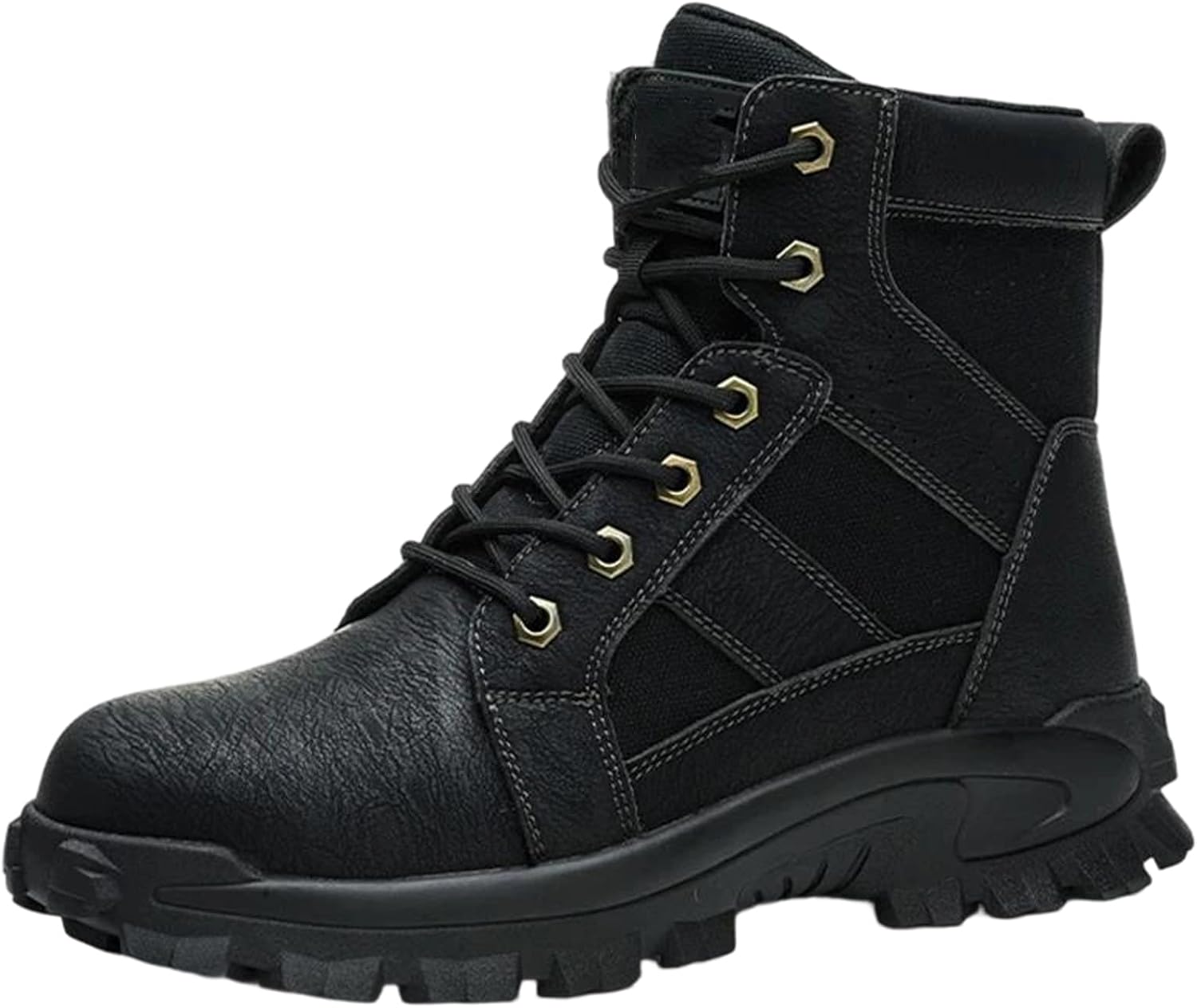 

Мужские ботинки Alloaone с стальными носками из ПУ, противоударные и пробоезащитные, защитная обувь для сварки и промышленной защиты, 12632heigd