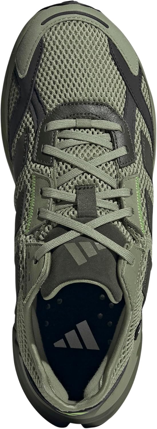 Мужские кроссовки Adidas Adistar 3, черный/зеленый — фото 4
