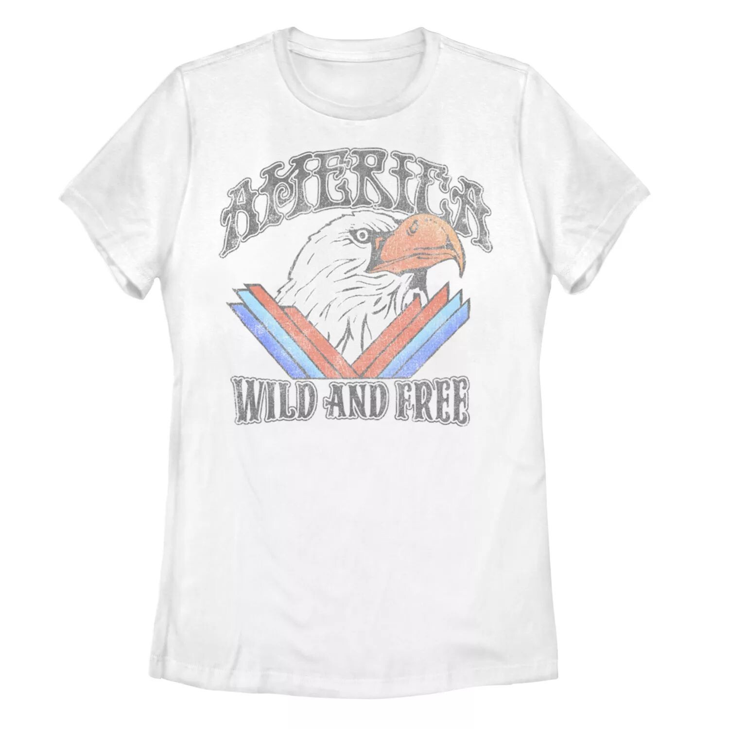

Футболка для юниоров «Wild and Free Bald Eagle America»