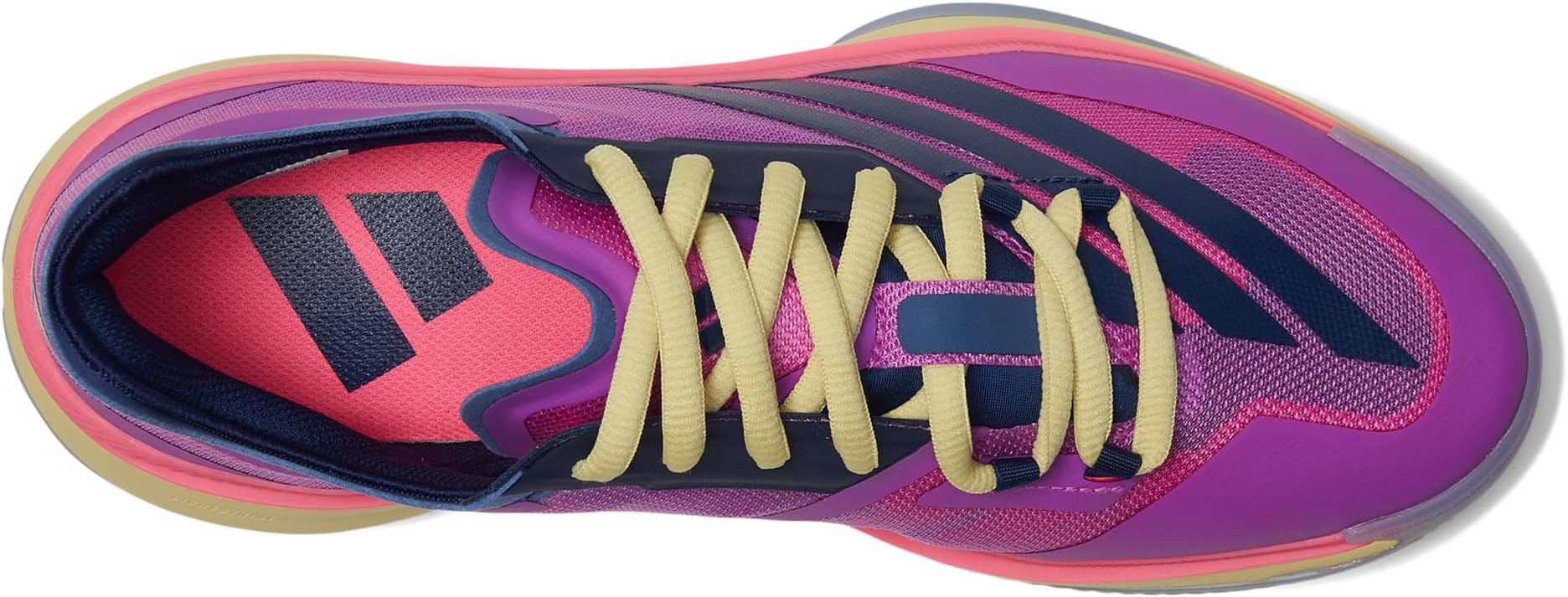 Кроссовки Unisex Adidas adiZero Select 3.0 Basketball Shoes, Purple Burst/Dark Blue/Lucid Pink — фото 2