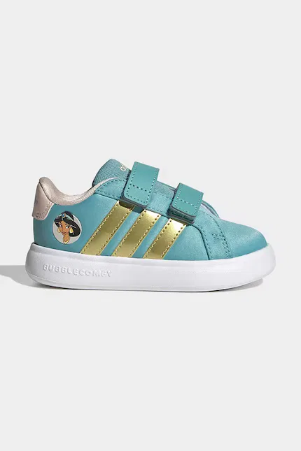 Кроссовки детские Disney Grand Court Jasmine Adidas, синий