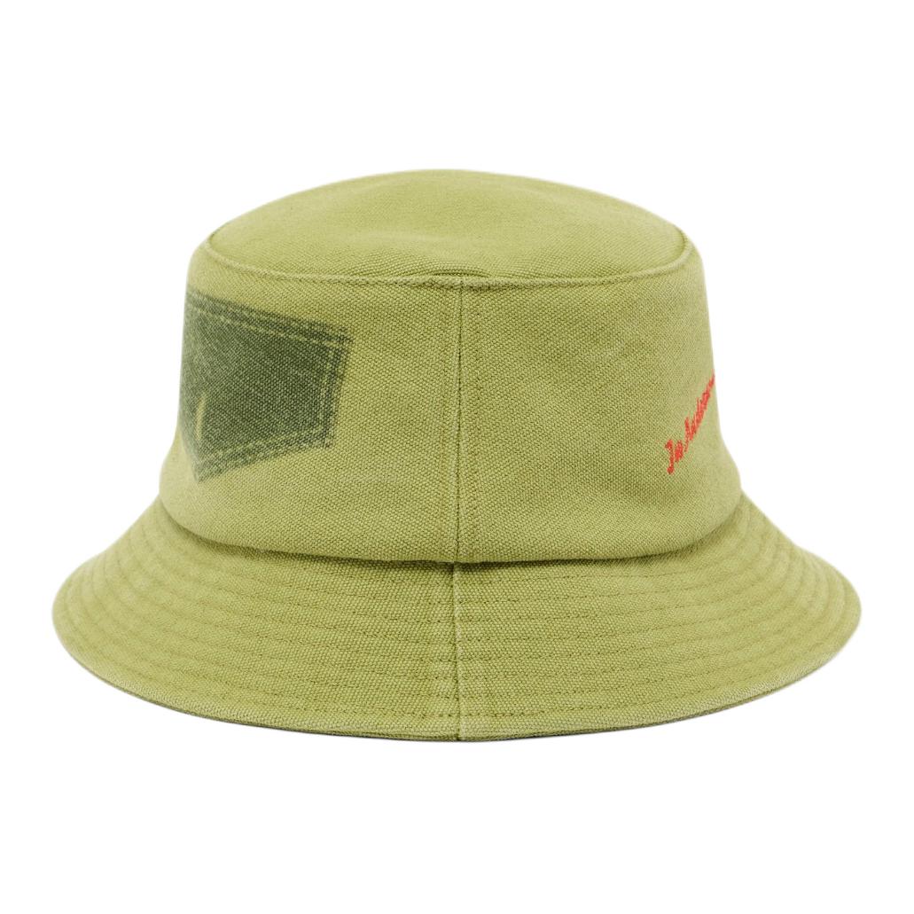 

JW Anderson Ковшовая шляпа с логотипом Anchor, Green