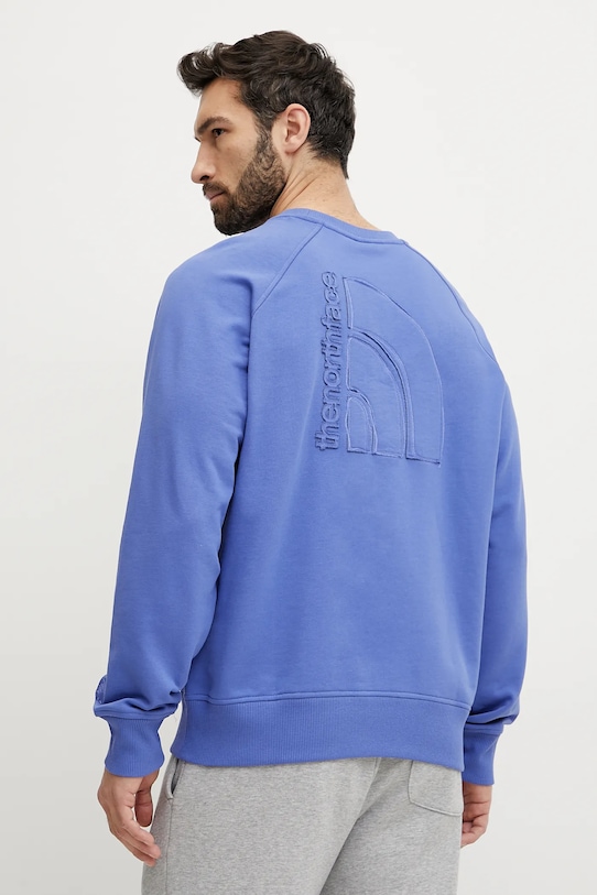 

Хлопковая толстовка Relaxed The North Face, фиолетовый