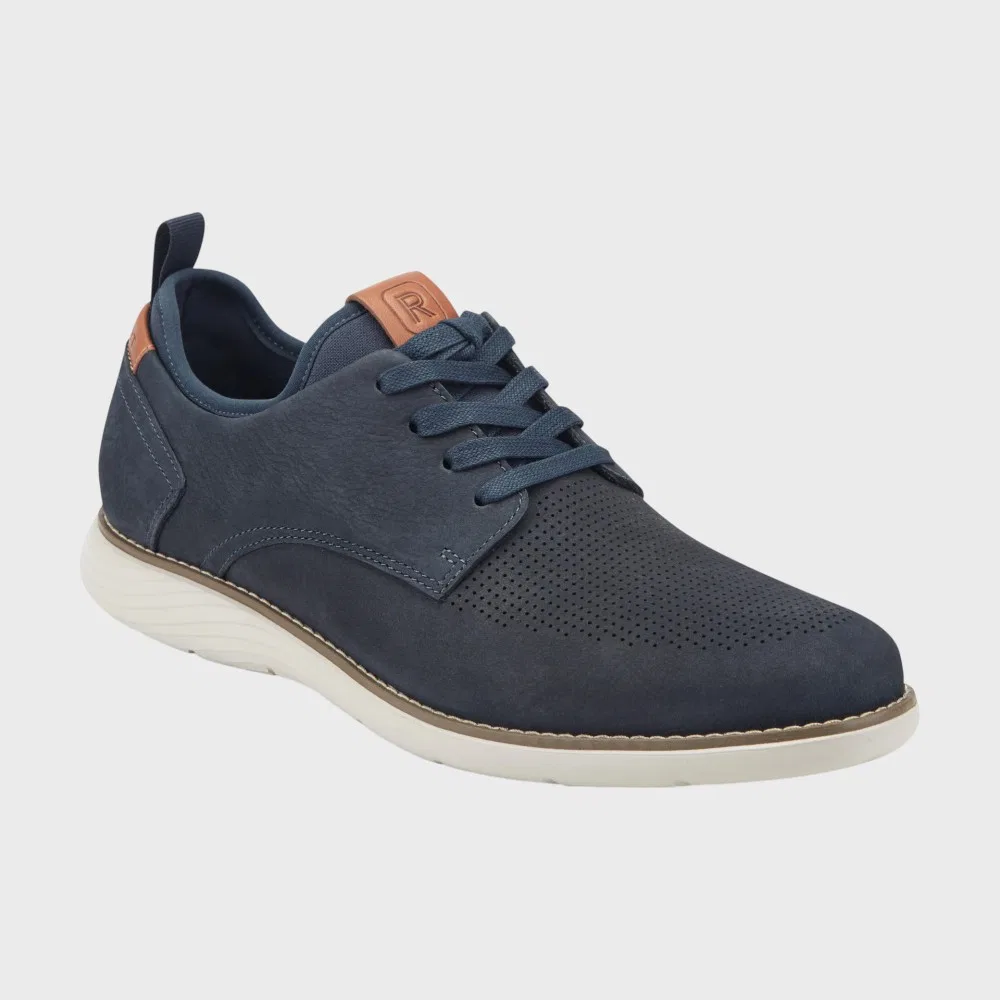 Мужские тёмно-синие туфли Garrity Laceup от Rockport