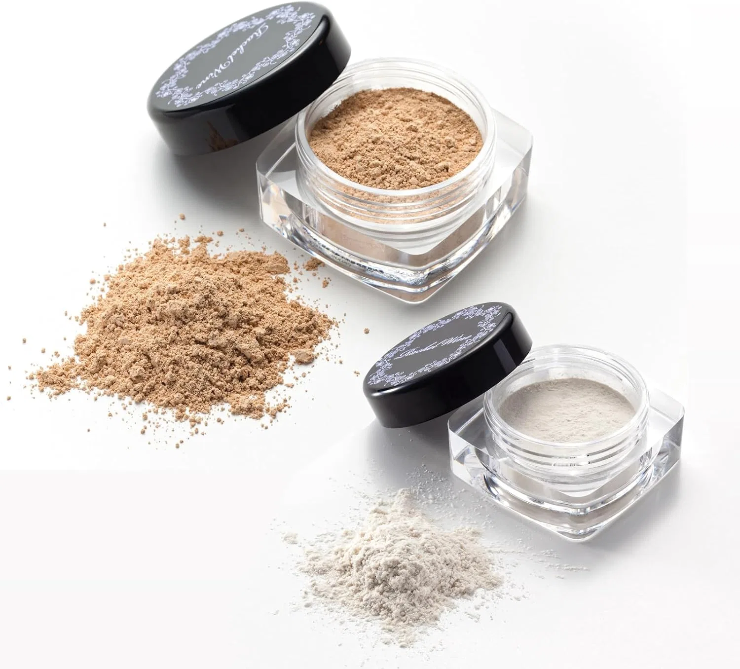 Пудра минеральная Rachel Wine Foundation и Accent Face Powder набор, бежевый