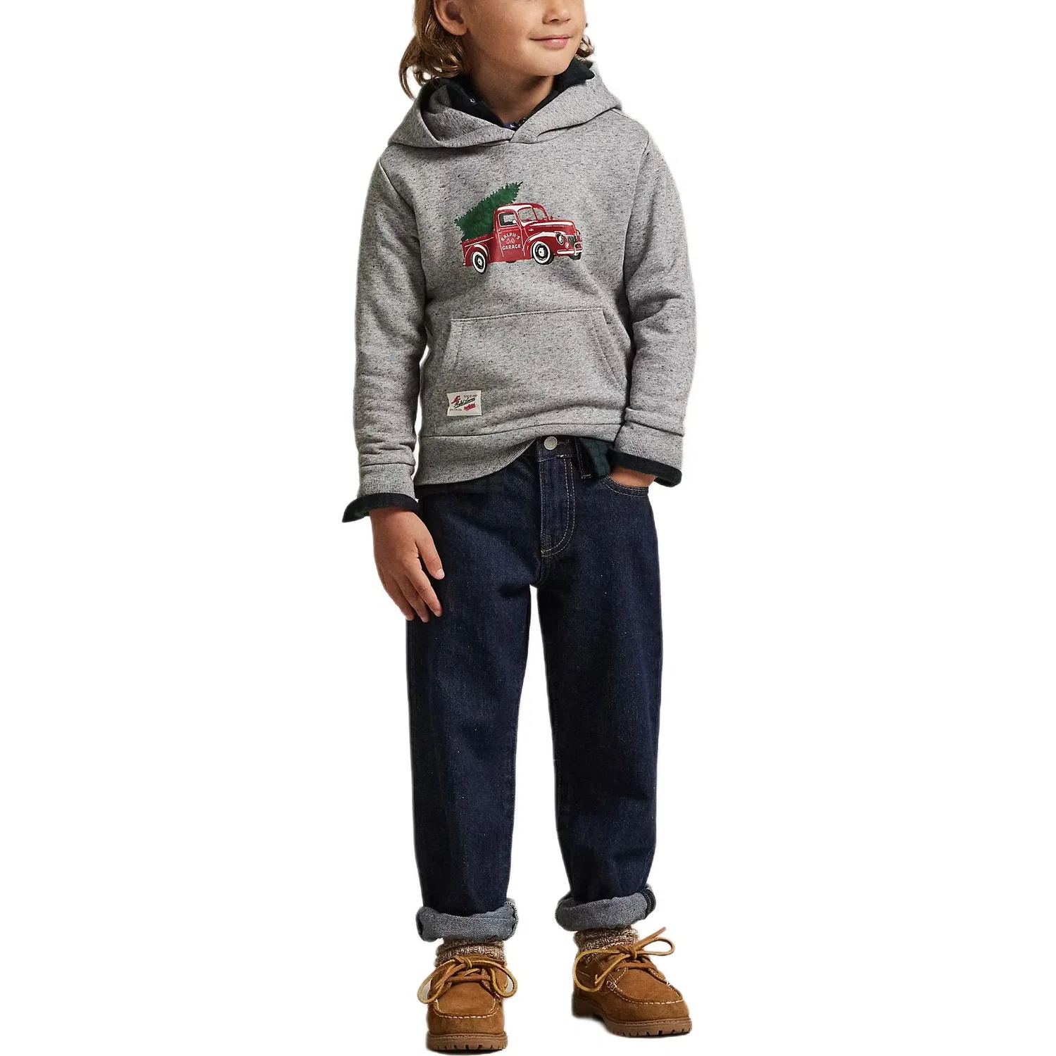 Свитшот детский Polo Ralph Lauren, Gray — фото 4