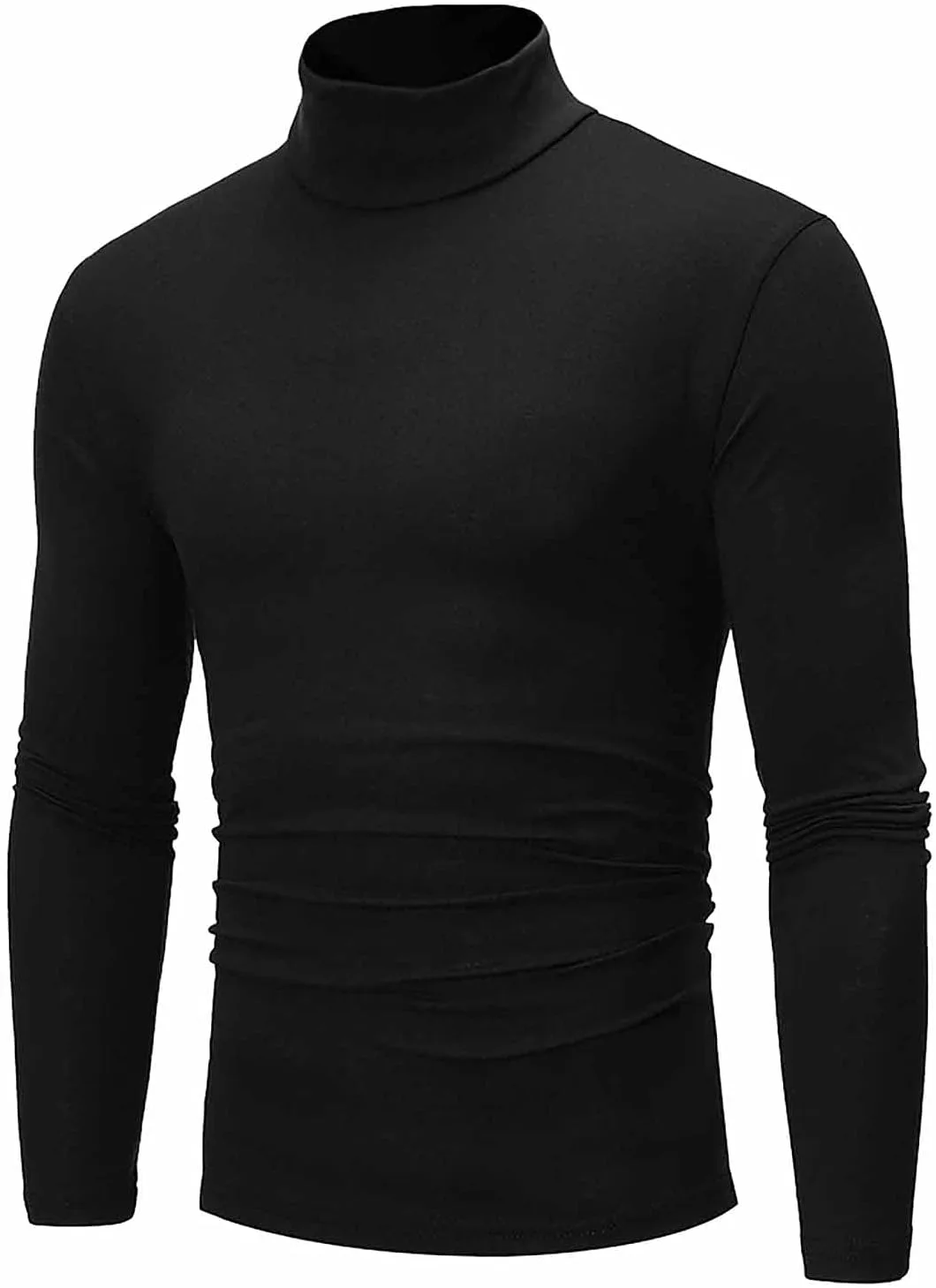 

GOFULY Мужская водолазка Slim Fit T Shirts Casual Solid