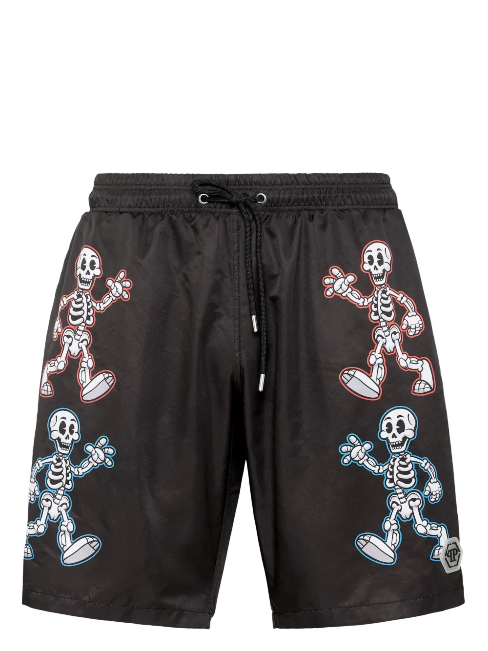 

Плавки-шорты с принтом Philipp Plein, черный
