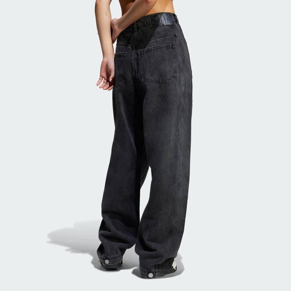Джинсовые брюки Adilenium Season 3 Banana Fit Washed Denim Adidas, black — фото 2