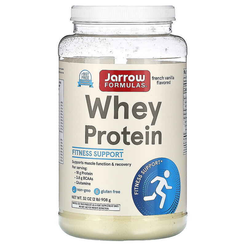 

Jarrow Formulas, Сывороточный белок, французская ваниль, 908 г (2 фунта)