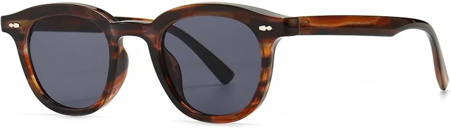 

Модные винтажные классические солнцезащитные очки с заклепками для женщин и мужчин, роскошные, в стиле панк, популярные, с защитой от УФ-излучения UV400 TYUVIVO, Stripe Black