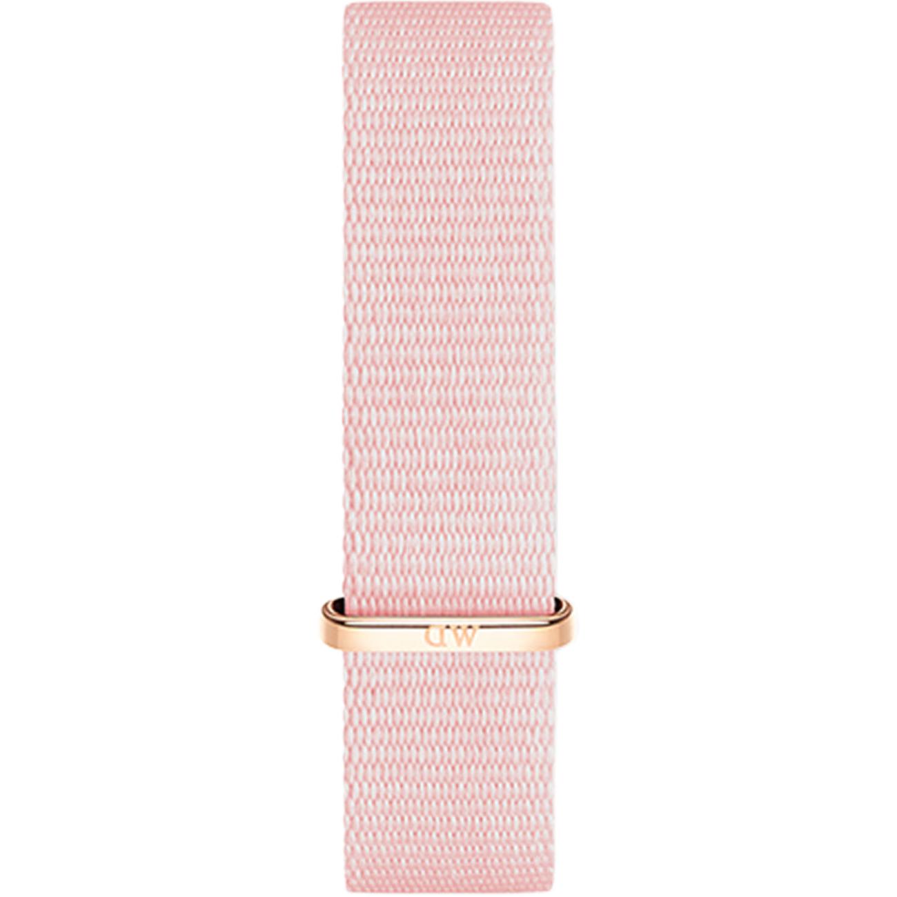 

Ремешок Daniel Wellington совместимый с Dw материал Canvas 12 18MM текстурированный ремешок DW/DanielWellington, 14mm-rg-розовый