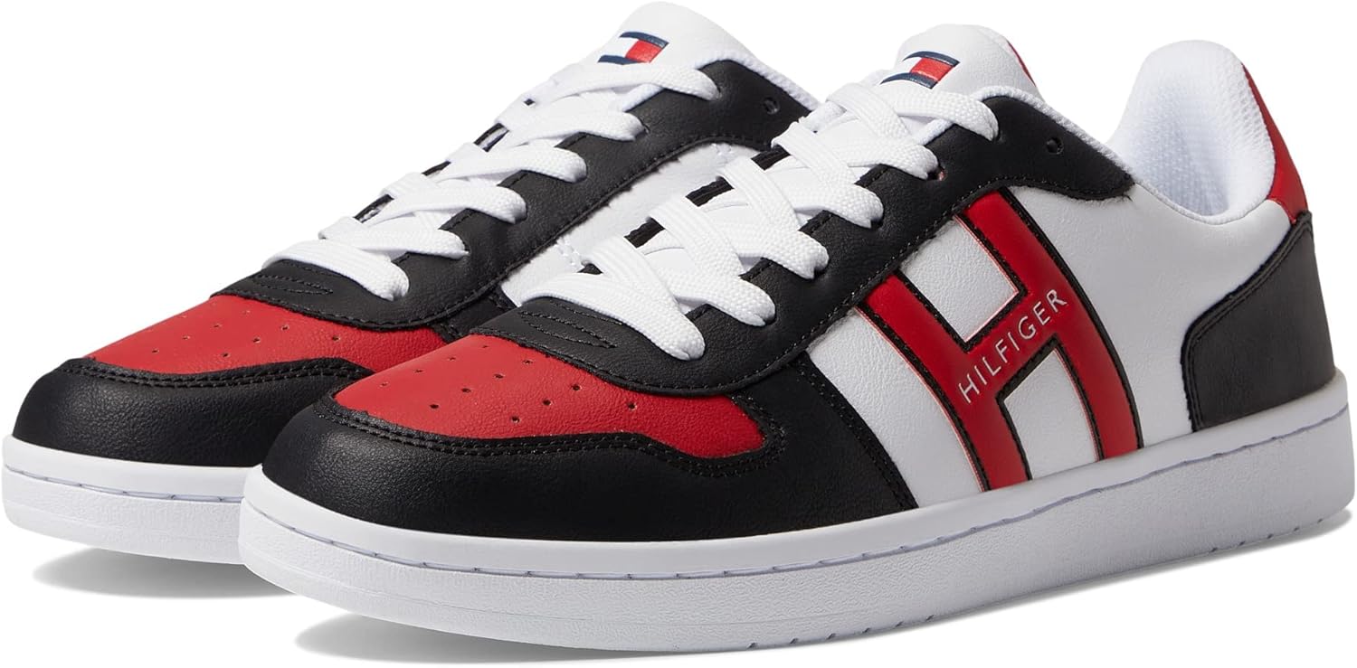 Кроссовки Tommy Hilfiger Leman 2, Black/Red/White — фото 2
