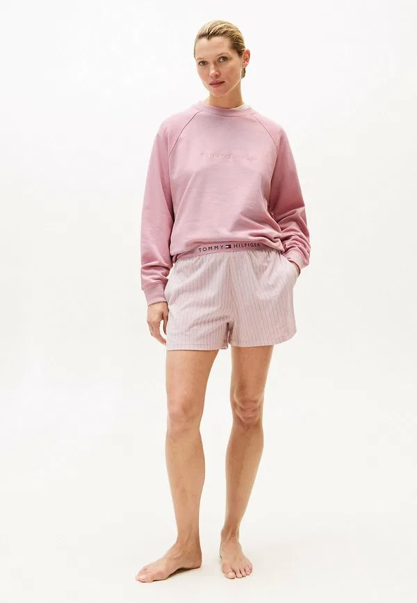 Незаменимая домашняя пижамная футболка Tommy Hilfiger, Mystic Orchid — фото 2