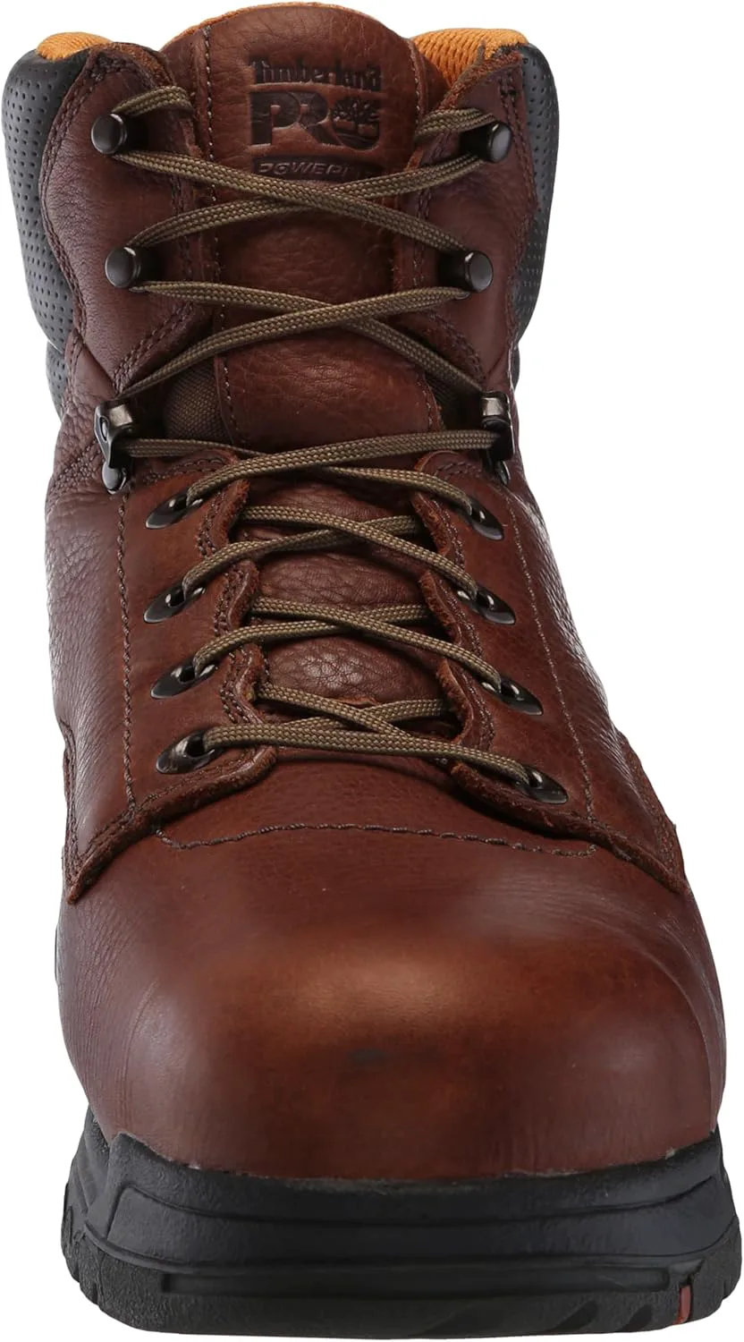 Мужские рабочие ботинки Timberland PRO Titan с металлическим носком, 6 дюймов, коричневый — фото 3