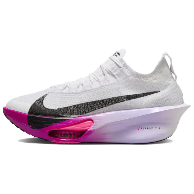 Nike Эйр Зум Альфафлай Некст% 3 Fp Белый Пурпурный Агат Женские - Белый/Черный/Агатовый Пурпур/Яркий Виноградный Пурпур/Темный Пурпур/Прозрачный Розовый