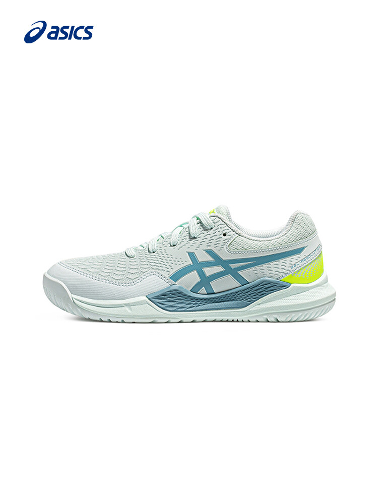 

Кроссовки детские Asics Gel-ReSolution 9 GS амортизирующие, белый / синий