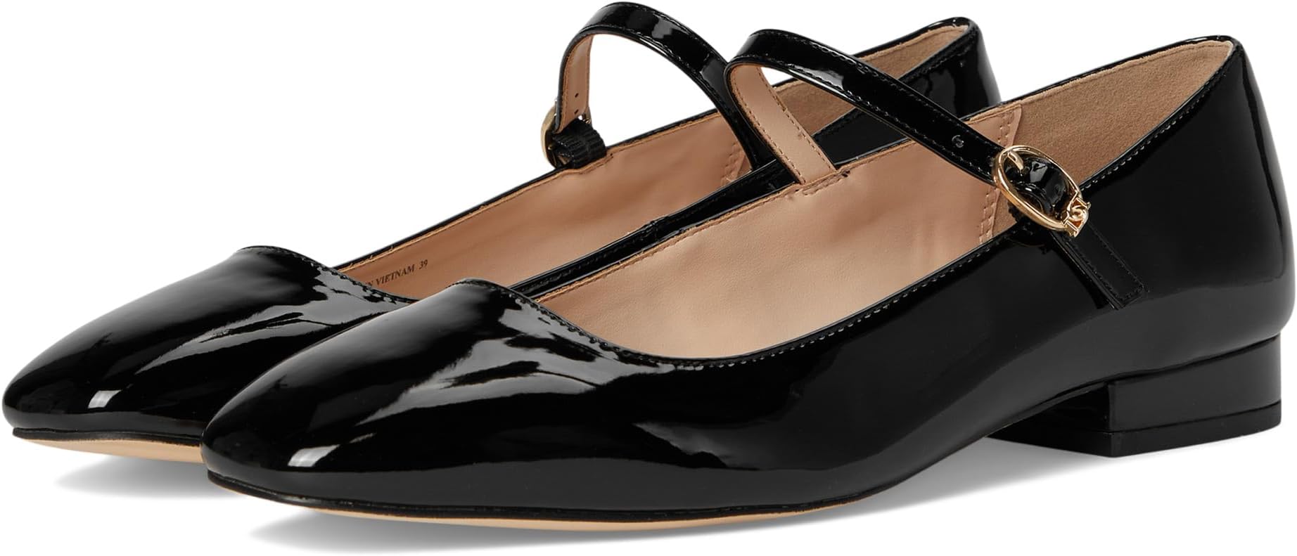 Балетки Dune London Habbs, цвет Black Patent