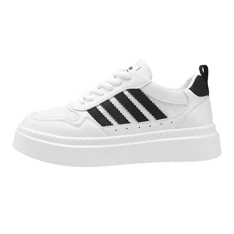 

Boogie Bear Амортизирующие противоскользящие и износостойкие поддерживающие балансирующие низкие кеды для мужчин бело-черные, цвет White Black