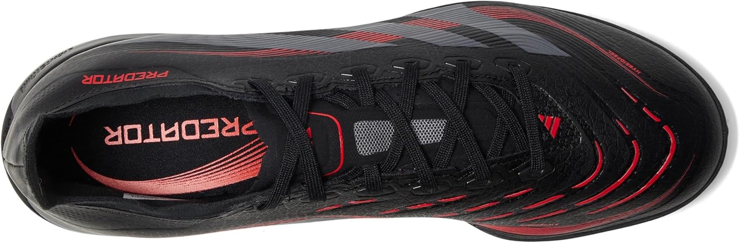 Унисекс кроссовки Adidas League Turf, черный/красный/серый/ярко-красный — фото 3