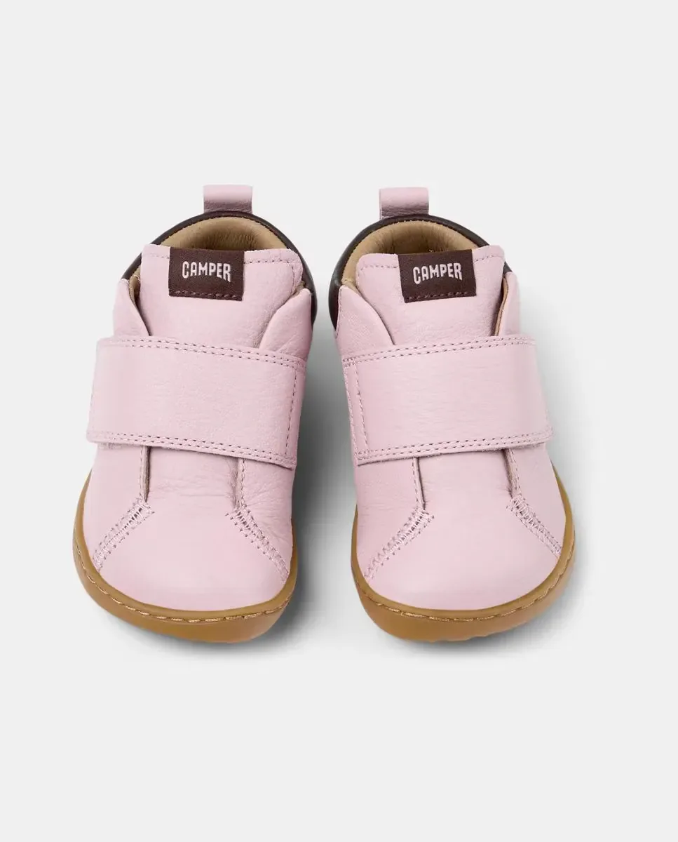 Детские ботинки Peu Cami из кожи Camper, розовый — фото 3