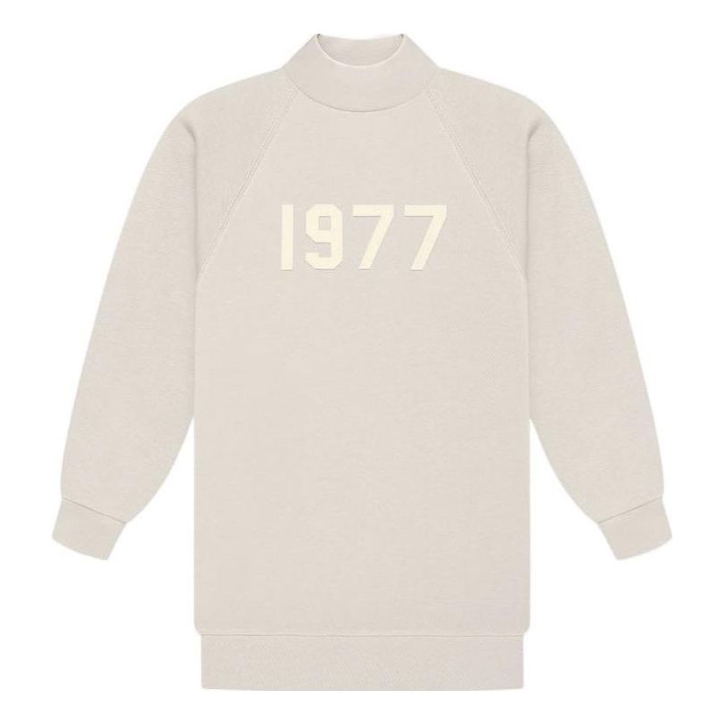 

Пуловер (WMNS) Fear of God Essentials SS22 1977 3/4 Sleeve Mockneck Pullover 'Wheat' FOG-SS22-67, коричневый