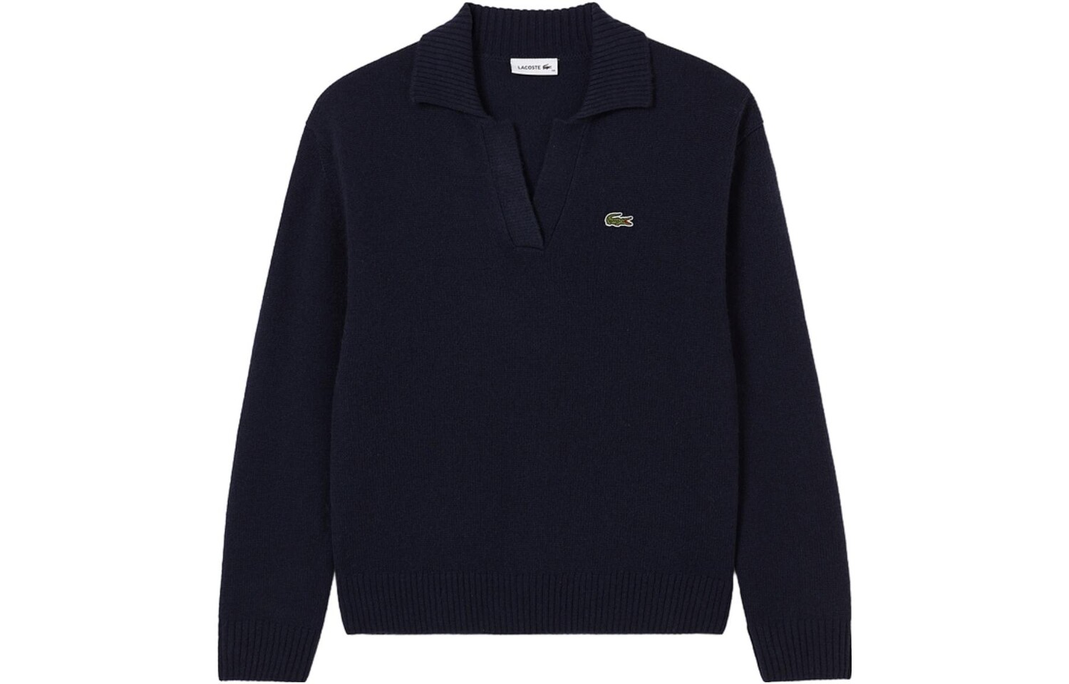 

Кашемировый свитер мужской темно-синий Lacoste, темно-синий