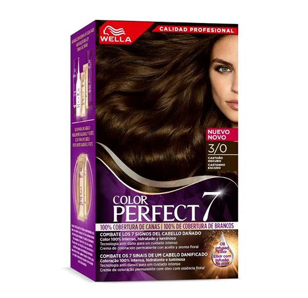 

Перманентное окрашивание Tinte Color Perfect Color Perfect 7, цвет marron oscuro