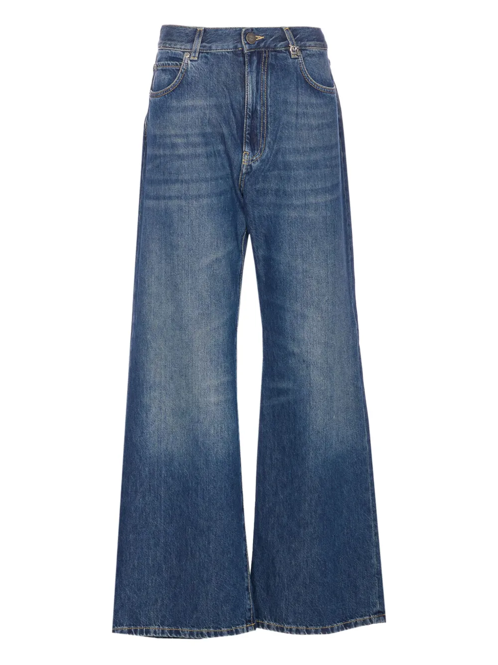 

Джинсы Wanda с логотипом-нашивкой Pinko, синий