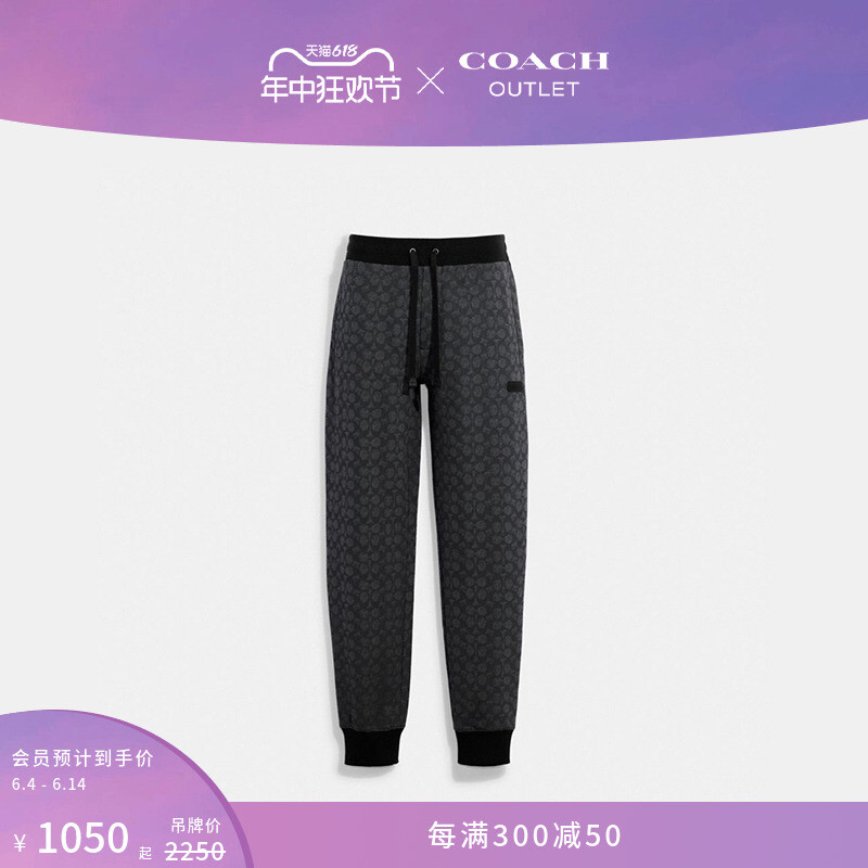 

Брюки мужские Coach Outlet с логотипом, коричневый