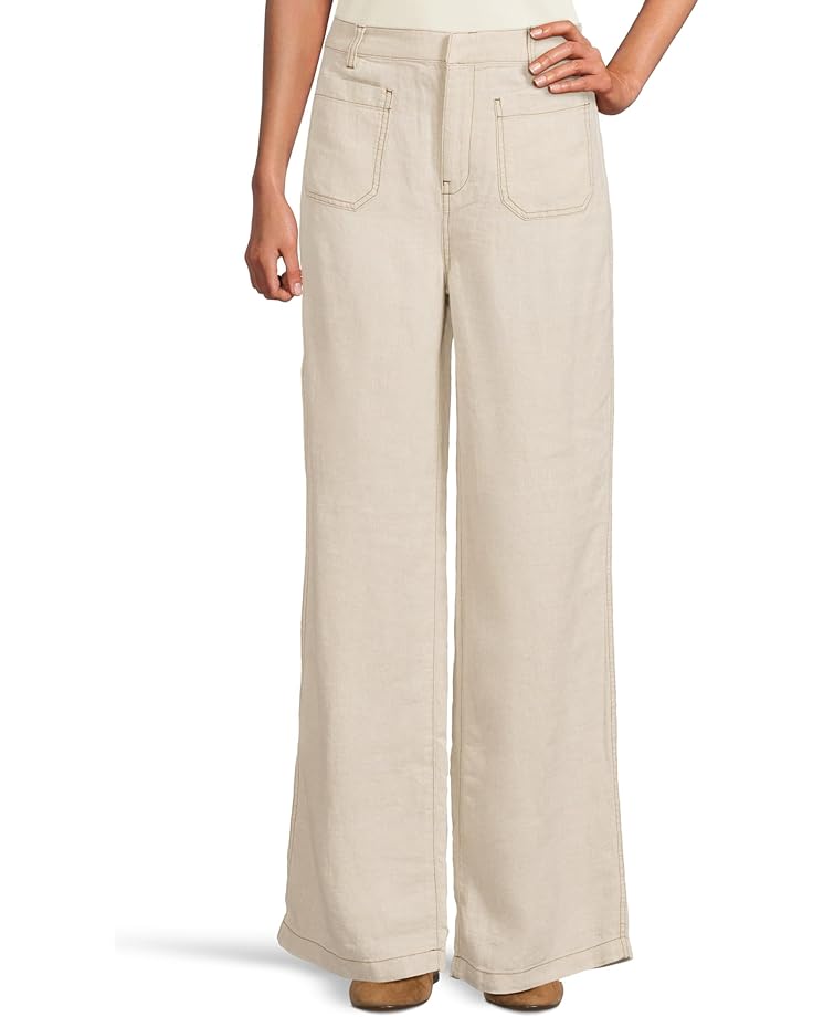 

Брюки Madewell Patch Pocket Flare - 100% Linen, цвет Oat