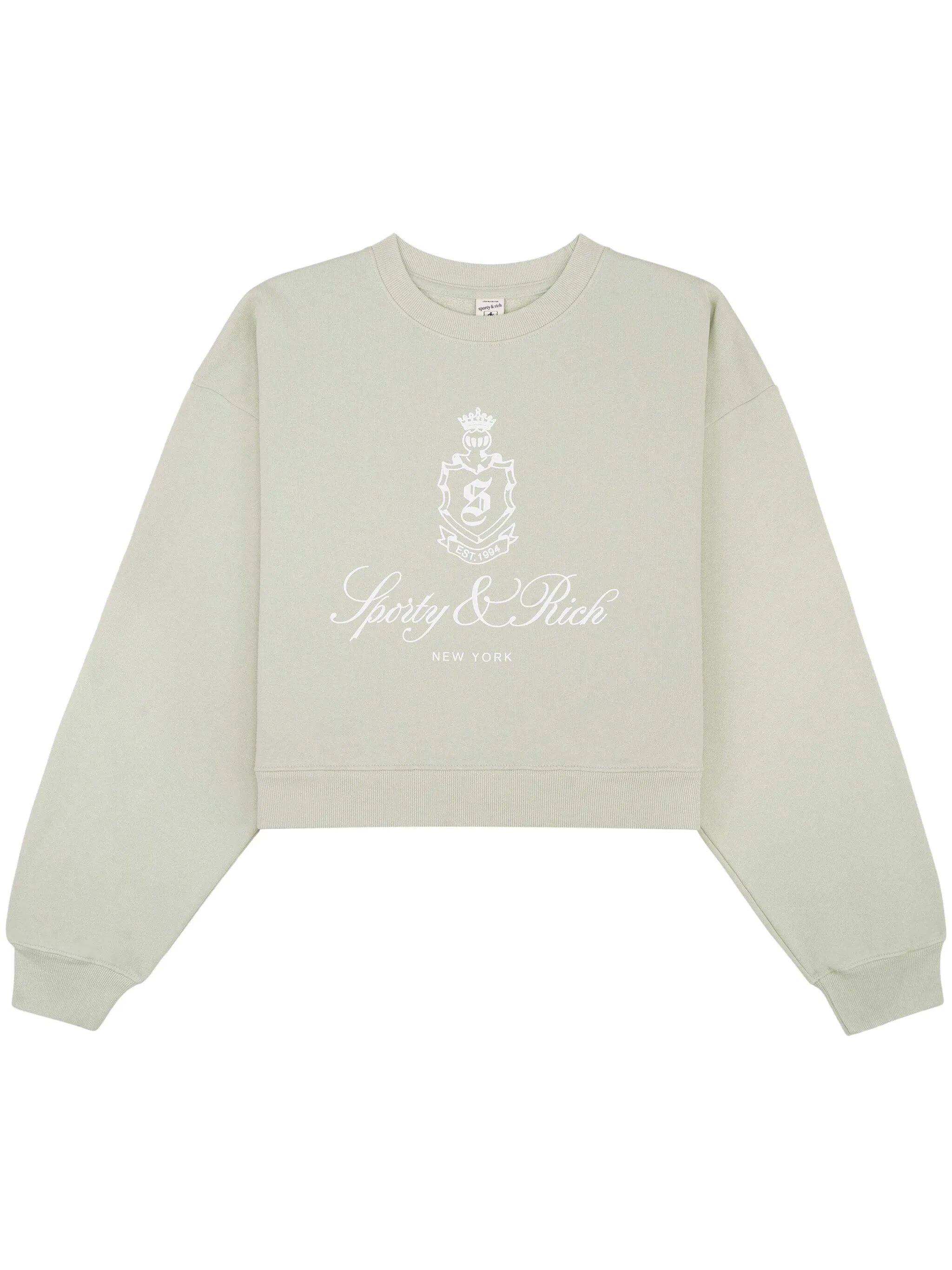 

Укороченная толстовка Vendome Sporty & Rich, зеленый