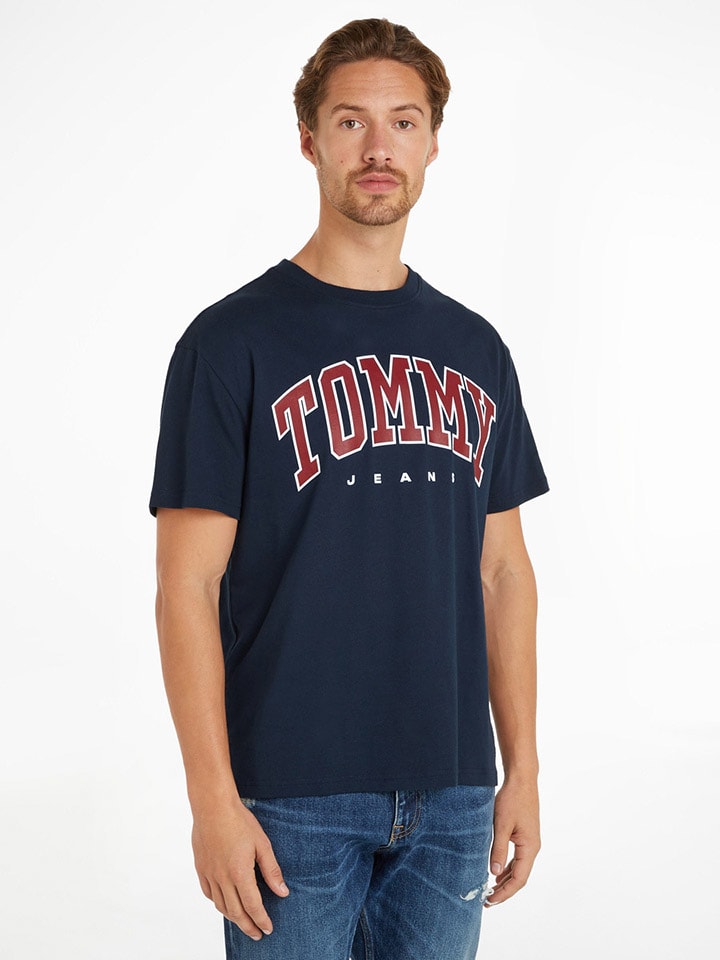 

Футболка TOMMY JEANS, темно-синий