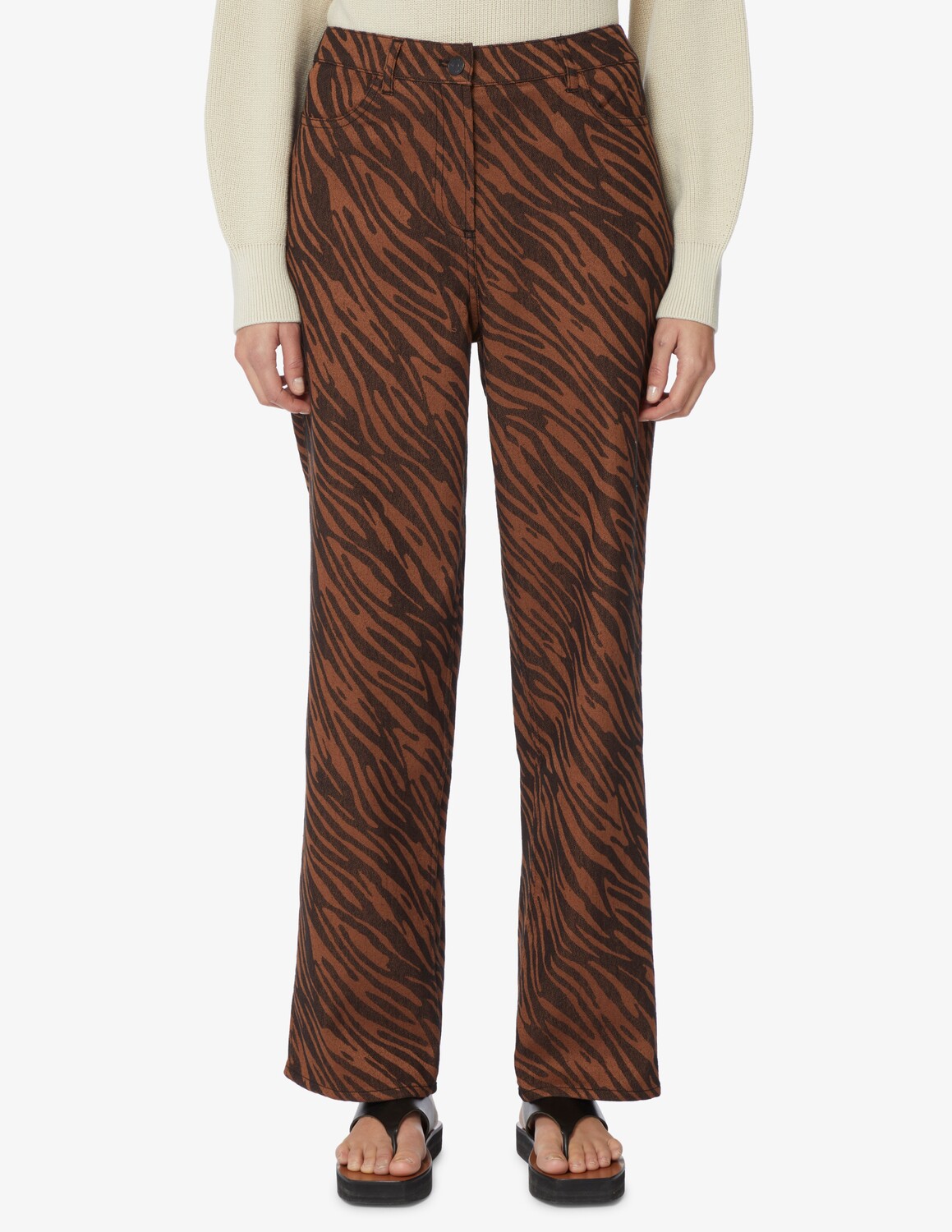 

Ноа брюки Samsøe Samsøe, коричневый