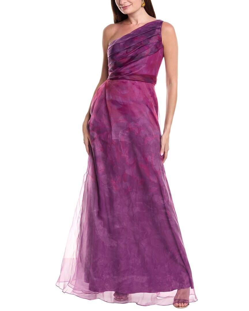 

Платье Rene Ruiz с одним плечом из органзы, фиолетовый