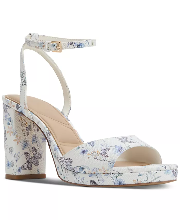 Женские элегантные босоножки на устойчивом каблуке Gracious Two-Piece ALDO, мультиколор