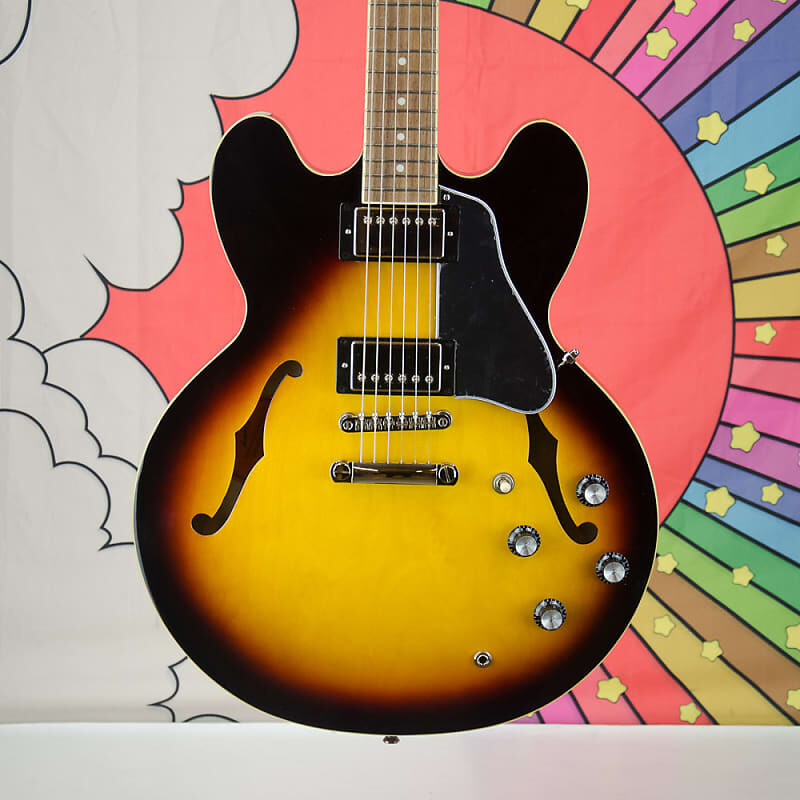 

Электрогитара Epiphone ES-335 Semi-hollowbody Vintage Sunburst