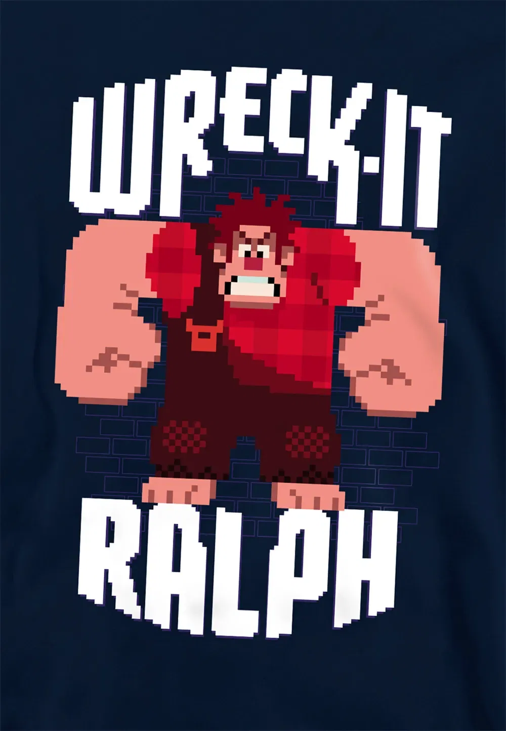 Детский худи Ralph Pixel Art, Disney, темно-синий — фото 2