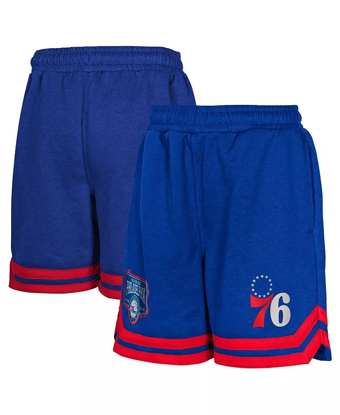 

Большие шорты из флиса с каплевидным вырезом Philadelphia 76ers для мальчиков и девочек Outerstuff