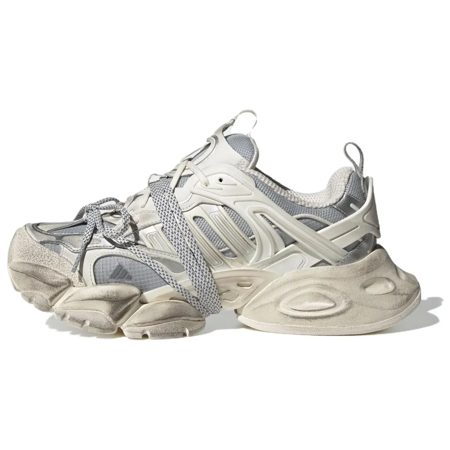 

Кроссовки Vento Xlg Adidas Deluxe Unisex, белый/серебряный