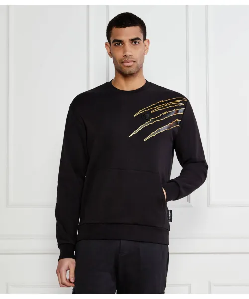 

Толстовка с царапающей фольгой ls Regular fit Plein Sport, черный